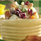 Fabulous Fruit Salad with fresh apples, nectarine, and dried cranberries